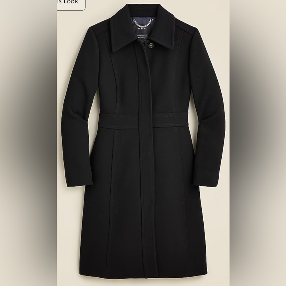NWOT Classic lady day coat in Italian double-cloth wool with Thinsulate